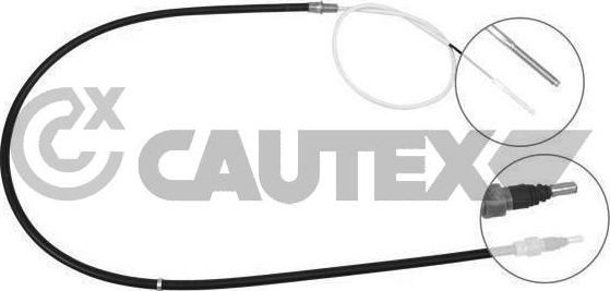 Cautex 468031 - Cable, parking brake car-mod.net