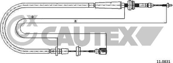 Cautex 468229 - Accelerator Cable car-mod.net