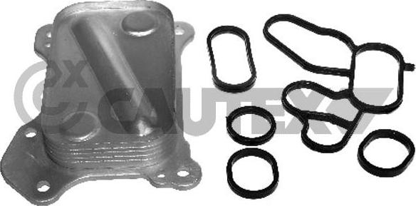 Cautex 011142 - Oil Cooler, engine oil car-mod.net