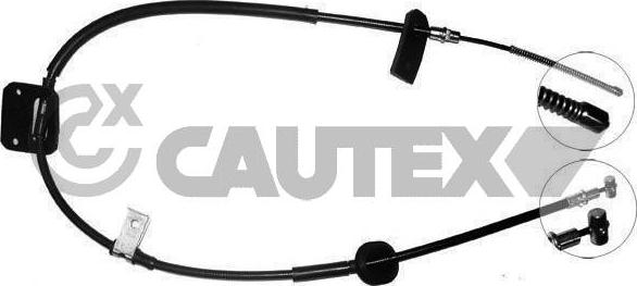Cautex 168218 - Cable, parking brake car-mod.net