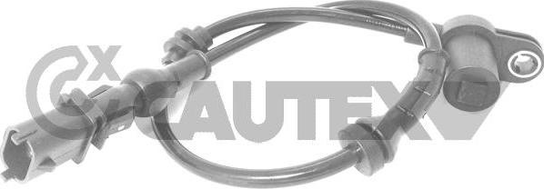 Cautex 755198 - ABS sensor, wheel speed car-mod.net