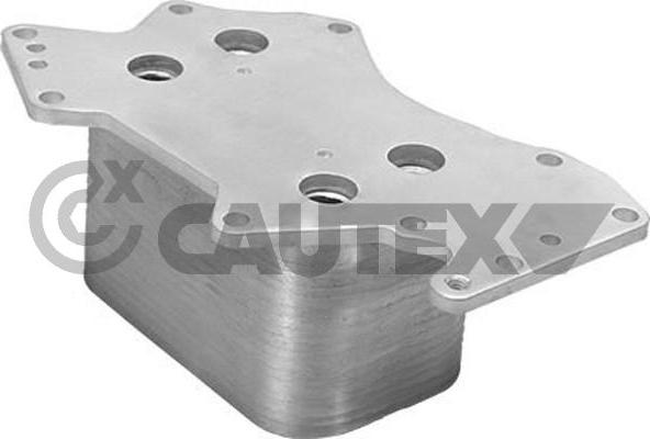 Cautex 751728 - Oil Cooler, engine oil car-mod.net