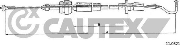 Cautex 765792 - Accelerator Cable car-mod.net