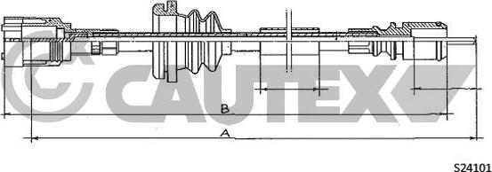 Cautex 765756 - Tacho Shaft car-mod.net