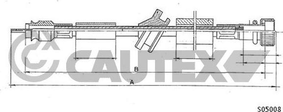 Cautex 766221 - Tacho Shaft car-mod.net