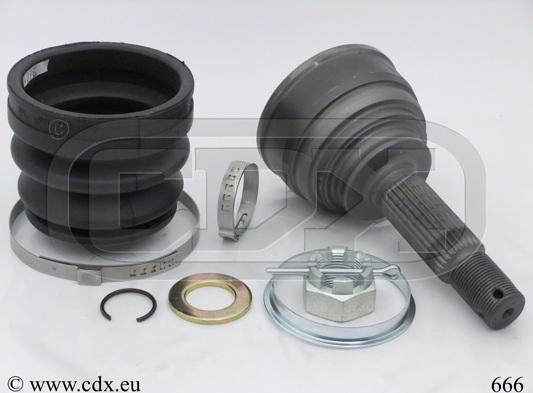 CDX 666 - CV Joint Kit, drive shaft car-mod.net