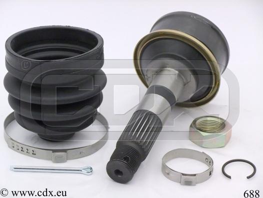 CDX 688 - CV Joint Kit, drive shaft car-mod.net