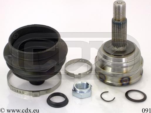CDX 091 - CV Joint Kit, drive shaft car-mod.net