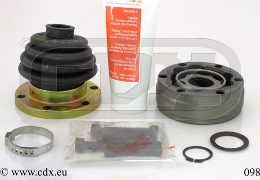 CDX 098 - CV Joint Kit, drive shaft car-mod.net