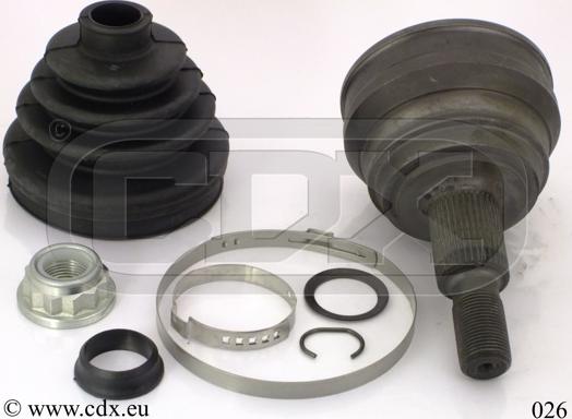 CDX 026 - CV Joint Kit, drive shaft car-mod.net