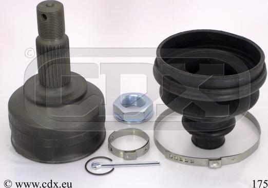 CDX 175 - CV Joint Kit, drive shaft car-mod.net