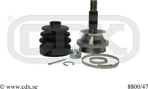 CDX 8800/47 - CV Joint Kit, drive shaft car-mod.net