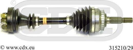 CDX 315210/29 - Drive Shaft car-mod.net