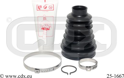 CDX 25-1667 - Bellow, drive shaft car-mod.net