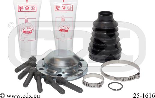 CDX 25-1616 - Bellow, drive shaft car-mod.net