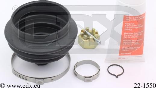 CDX 22-1550 - Bellow, drive shaft car-mod.net