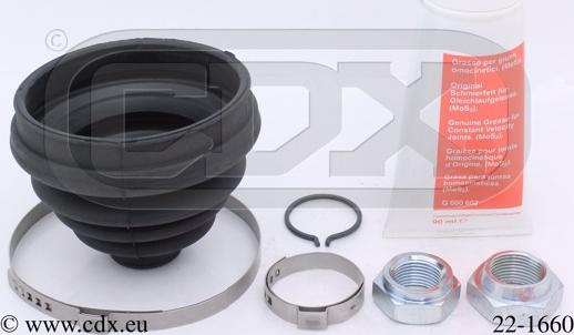 CDX 22-1660 - Bellow, drive shaft car-mod.net