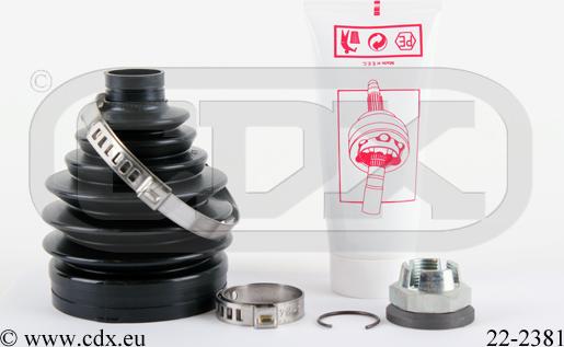CDX 22-2381 - Bellow, drive shaft car-mod.net