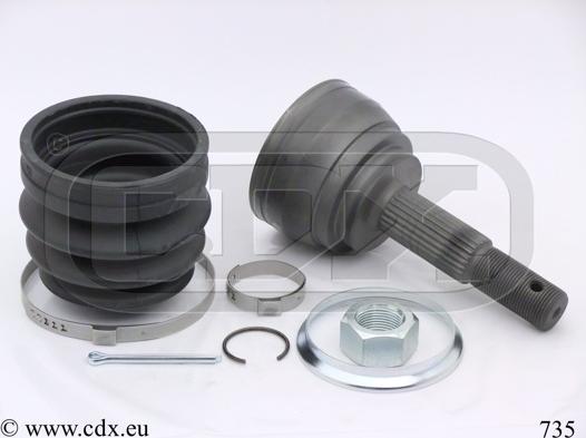 CDX 735 - CV Joint Kit, drive shaft car-mod.net