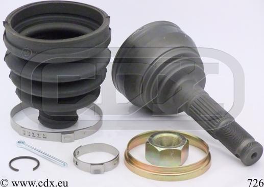 CDX 726 - CV Joint Kit, drive shaft car-mod.net