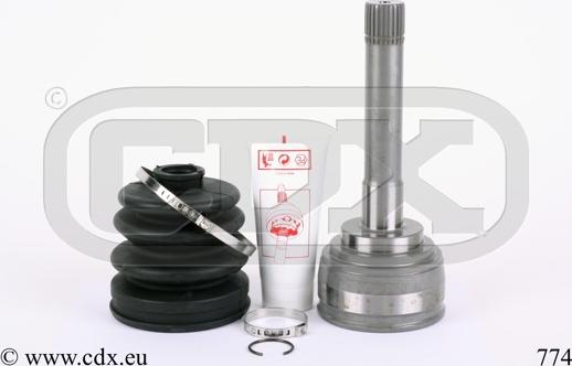 CDX 774 - CV Joint Kit, drive shaft car-mod.net