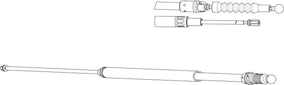 CEF AU02175 - Cable, parking brake car-mod.net