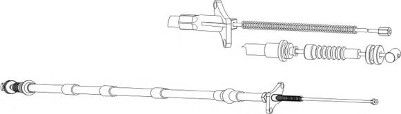 CEF OP02210 - Cable, parking brake car-mod.net