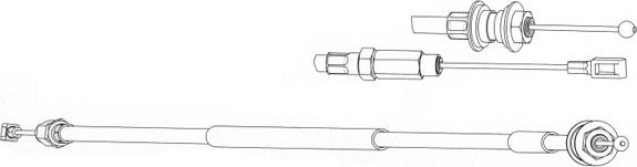 CEF VW01165 - Clutch Cable car-mod.net