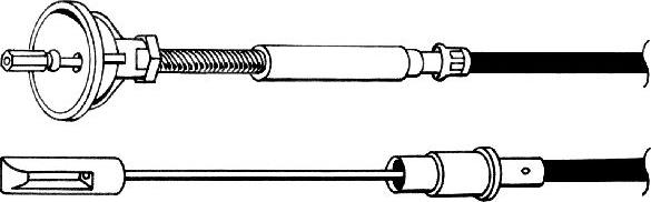 CEF VW01103 - Clutch Cable car-mod.net