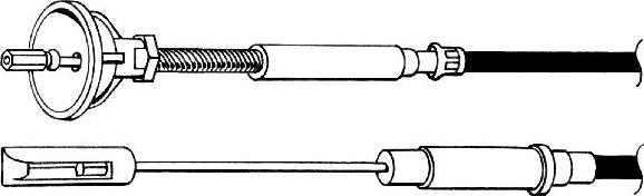 CEF VW01121 - Clutch Cable car-mod.net