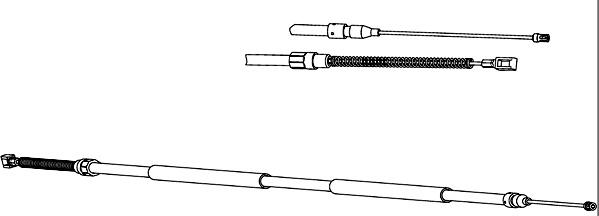 CEF VW02150 - Cable, parking brake car-mod.net