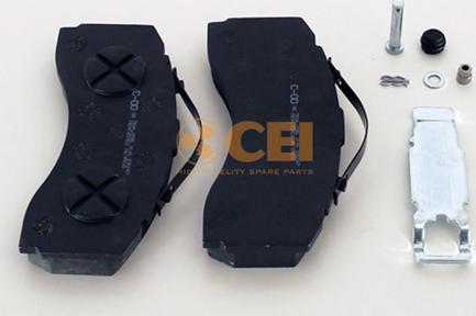 C.E.I. 584096 - Brake Pad Set, disc brake car-mod.net