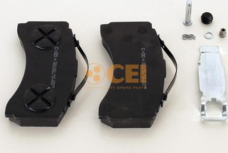 C.E.I. 584097 - Brake Pad Set, disc brake car-mod.net