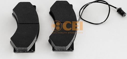 C.E.I. 584.044 - Brake Pad Set, disc brake car-mod.net