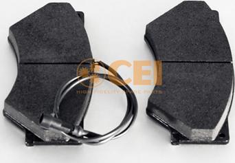 C.E.I. 584.058 - Brake Pad Set, disc brake car-mod.net
