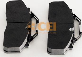 C.E.I. 584.002 - Brake Pad Set, disc brake car-mod.net