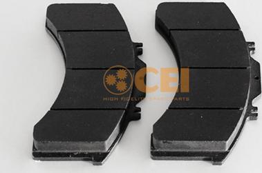 C.E.I. 584.019 - Brake Pad Set, disc brake car-mod.net