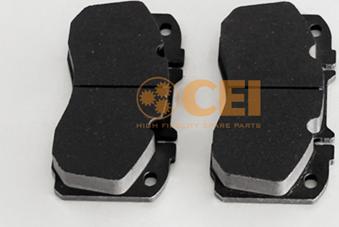 C.E.I. 584017 - Brake Pad Set, disc brake car-mod.net