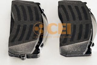 C.E.I. 584.038 - Brake Pad Set, disc brake car-mod.net