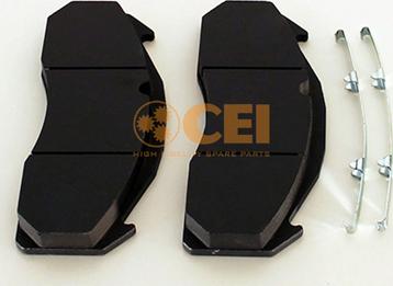 C.E.I. 584.026 - Brake Pad Set, disc brake car-mod.net