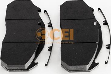 C.E.I. 584.020 - Brake Pad Set, disc brake car-mod.net