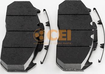 C.E.I. 584021 - Brake Pad Set, disc brake car-mod.net