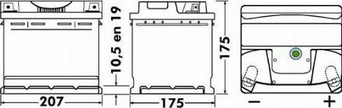 CENTRA CB443 - Starter Battery car-mod.net