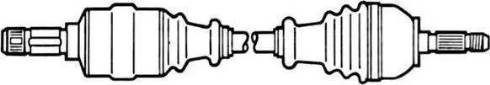 Cevam N5468Z - Drive Shaft car-mod.net