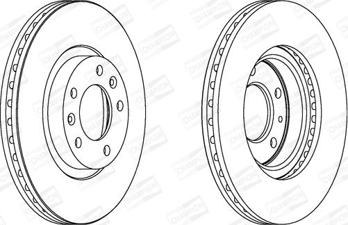 Champion 562126CH - Brake Disc car-mod.net