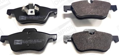 Champion 571992CH - Brake Pad Set, disc brake car-mod.net