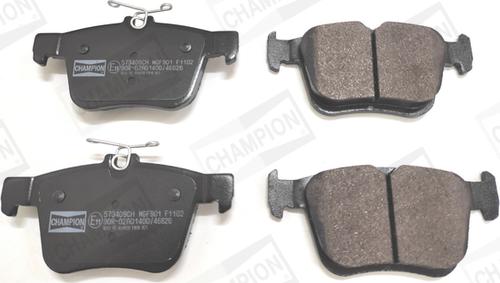 Champion 573409CH - Brake Pad Set, disc brake car-mod.net