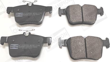 Champion 573415CH - Brake Pad Set, disc brake car-mod.net