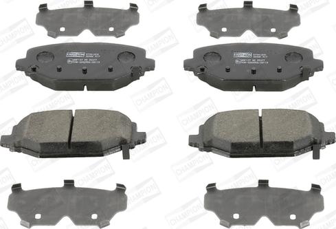 Champion 573412CH - Brake Pad Set, disc brake car-mod.net