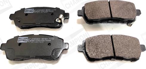 Champion 573648CH - Brake Pad Set, disc brake car-mod.net